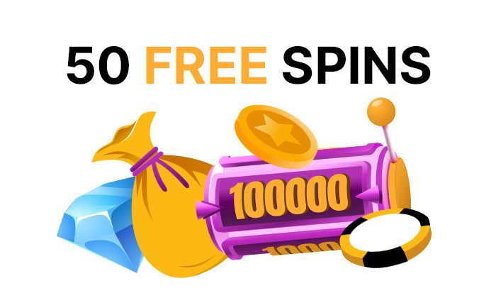 Get 50 free spins casino bonus
